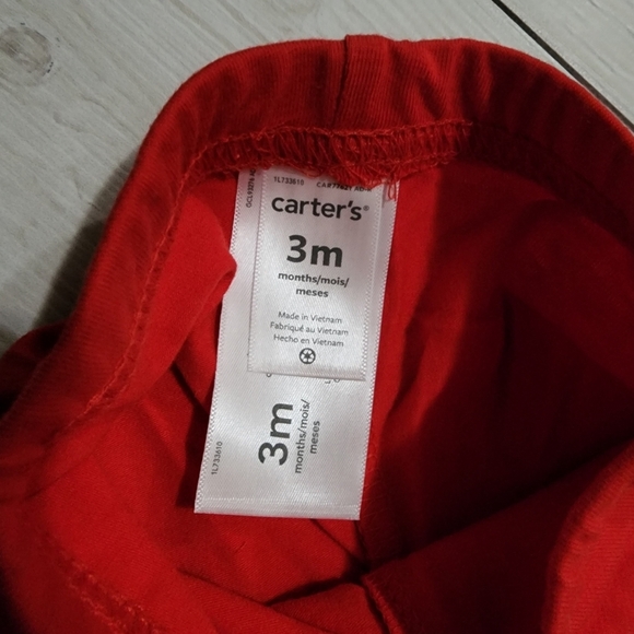 Carter's 2 piece short and tank top Red white and blue outfit Size 3MO NWT - Picture 12 of 14